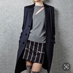 NWOT ELIZABETH AND JAMES Raya Striped Mini Skirt